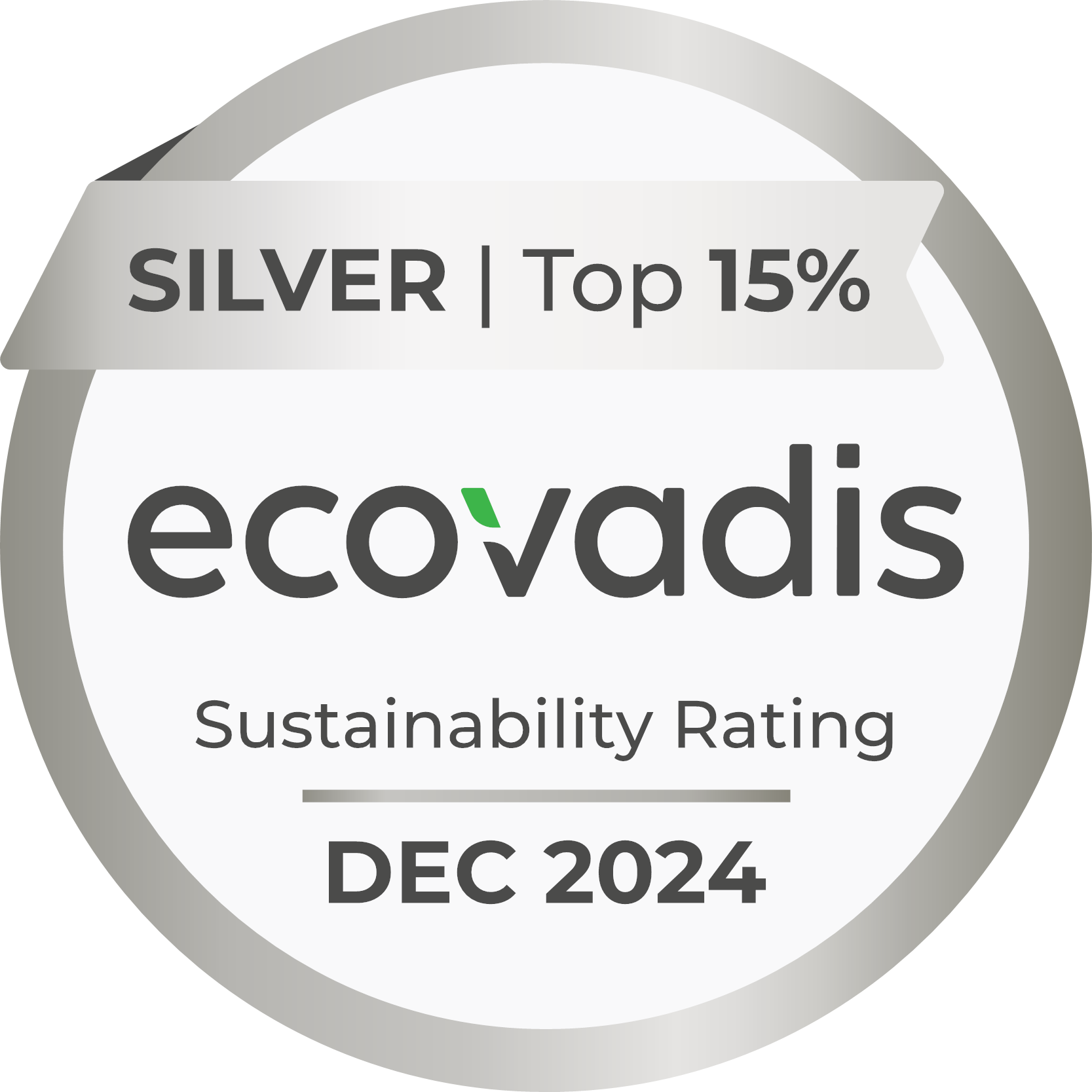 Ecovadis Silver Medal